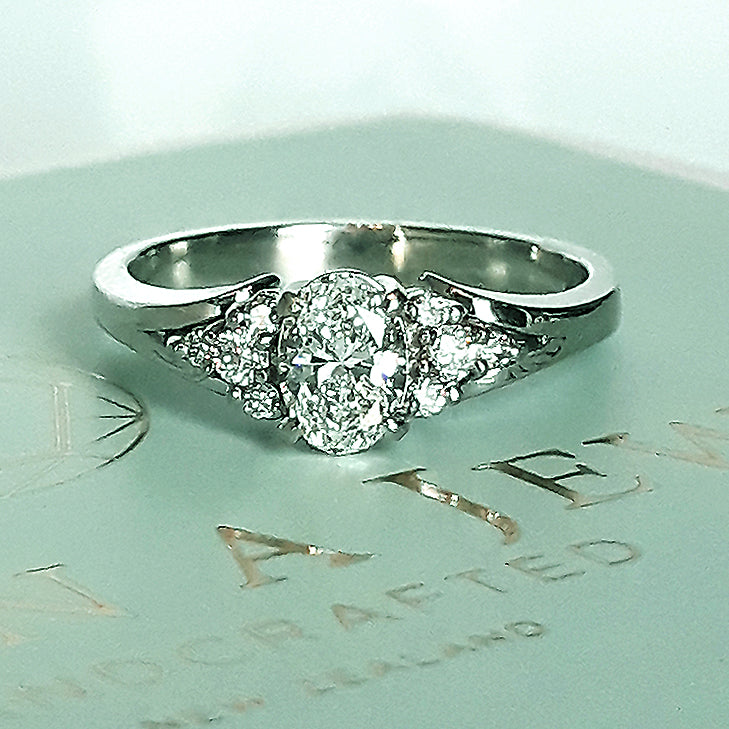 Classic Oval Diamond Ring