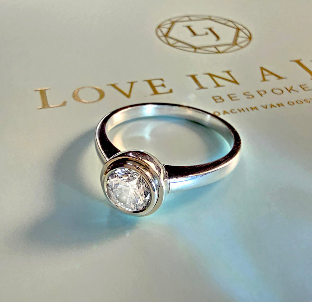 NEW! Ashes Ring - The Solitaire Lab Diamond Ring