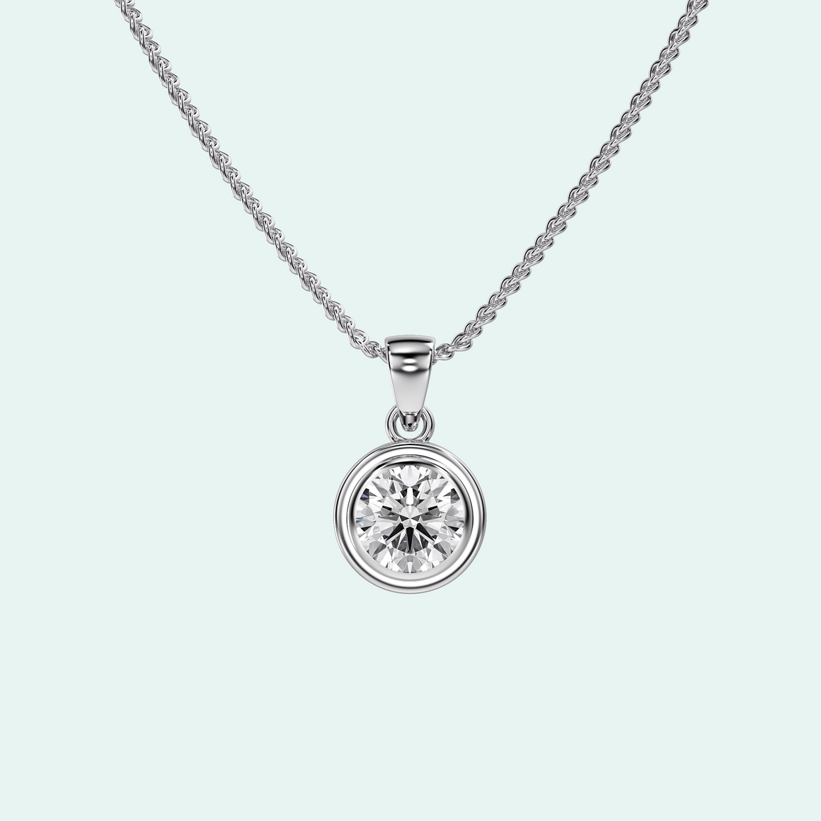 Ashes Pendant - The Diamond Solitaire