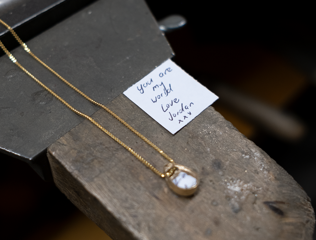 Love Note | Keepsake Pendant - The Full Love Drop