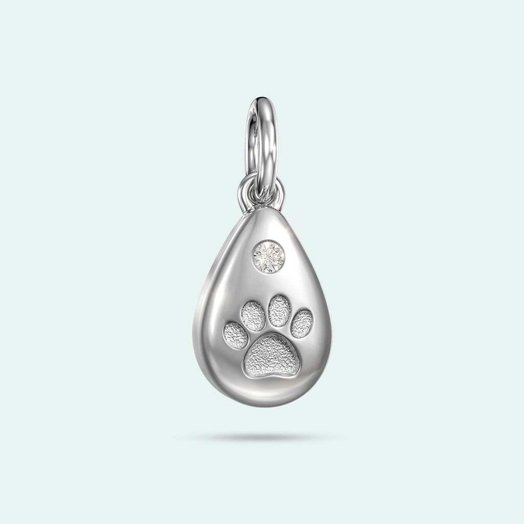 Love Note | Keepsake Charm - The Paw Print Love Drop