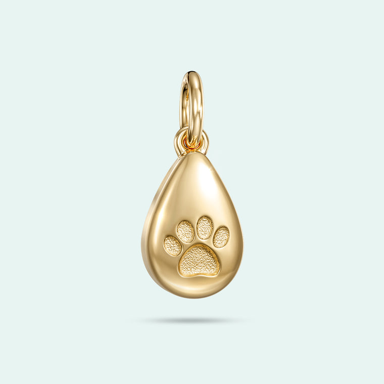 Love Note | Keepsake Charm - The Paw Print Love Drop